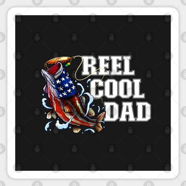 Reel Cool Dad - Fishing Sticker by BDAZ